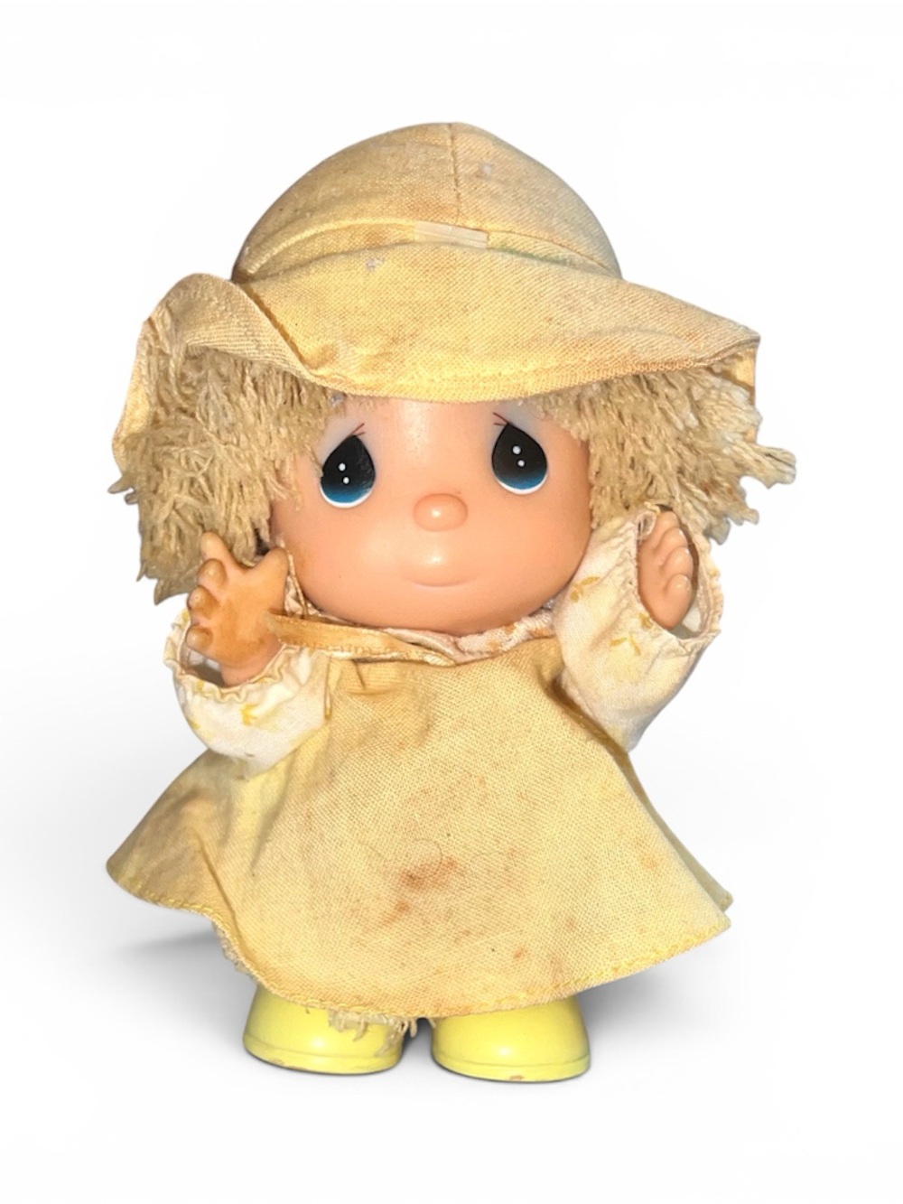 Precious Moments Hi Babies Samuel Butcher Enesco Doll 1989 Vintage Blue Eyes